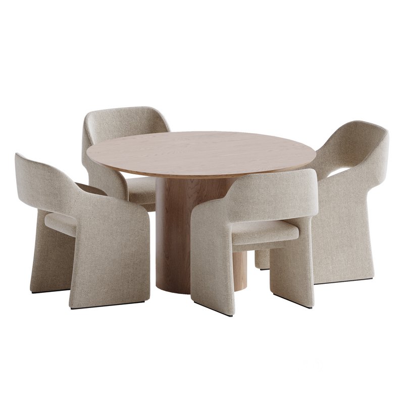 Ellipse table and chairs Image 3