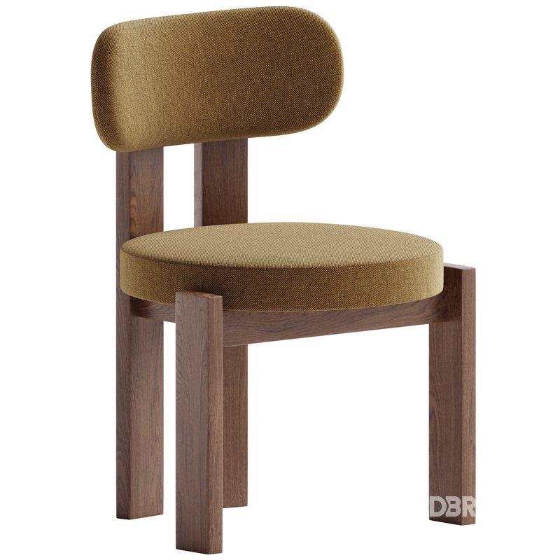 Contemporary oak chair Image 2