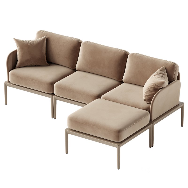 Idda Outdoor Sectional Sofa Image 5