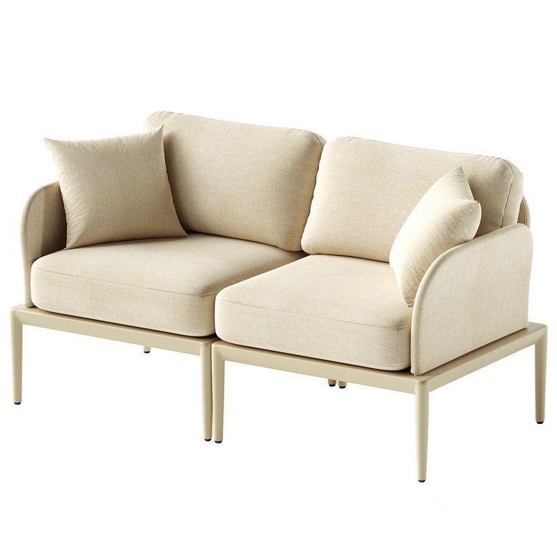 Idda Outdoor Loveseat Image 3
