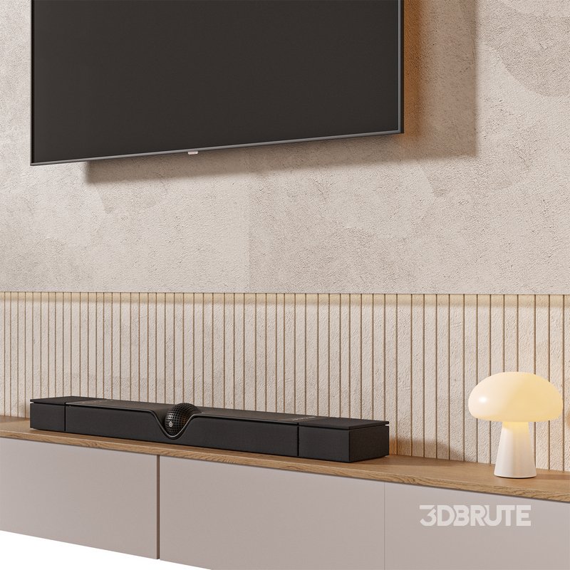 TV wall set 02 Image 3