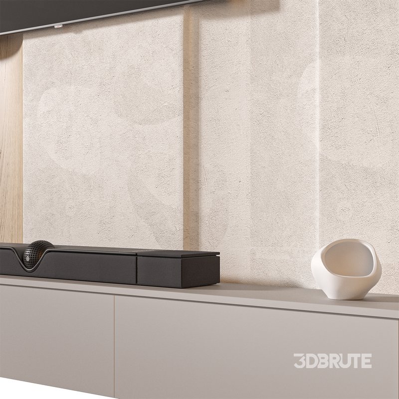 TV wall set 08 Image 4