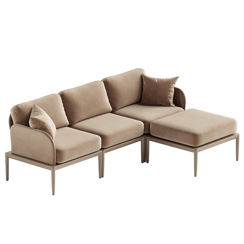 Idda Outdoor Sectional Sofa Image 4