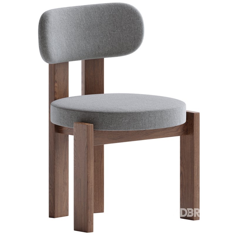 Contemporary oak chair Image 3