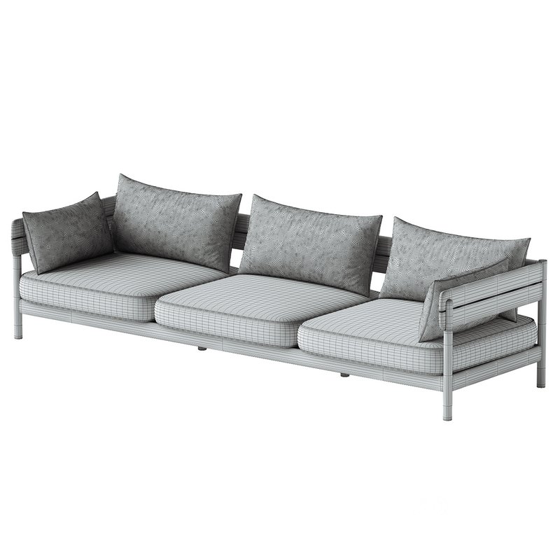 Tanso Outdoor 3 Seater Sofa Image 4