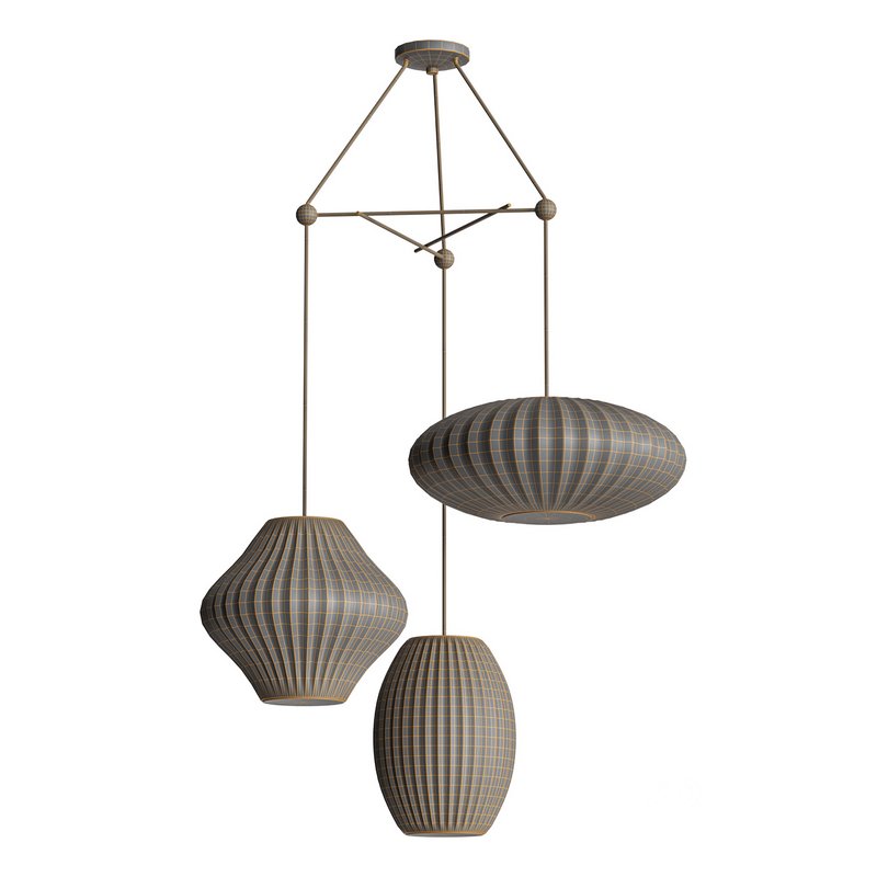 Triple Bubble Lamp Fixture. Herman Miller. Nelson Image 4