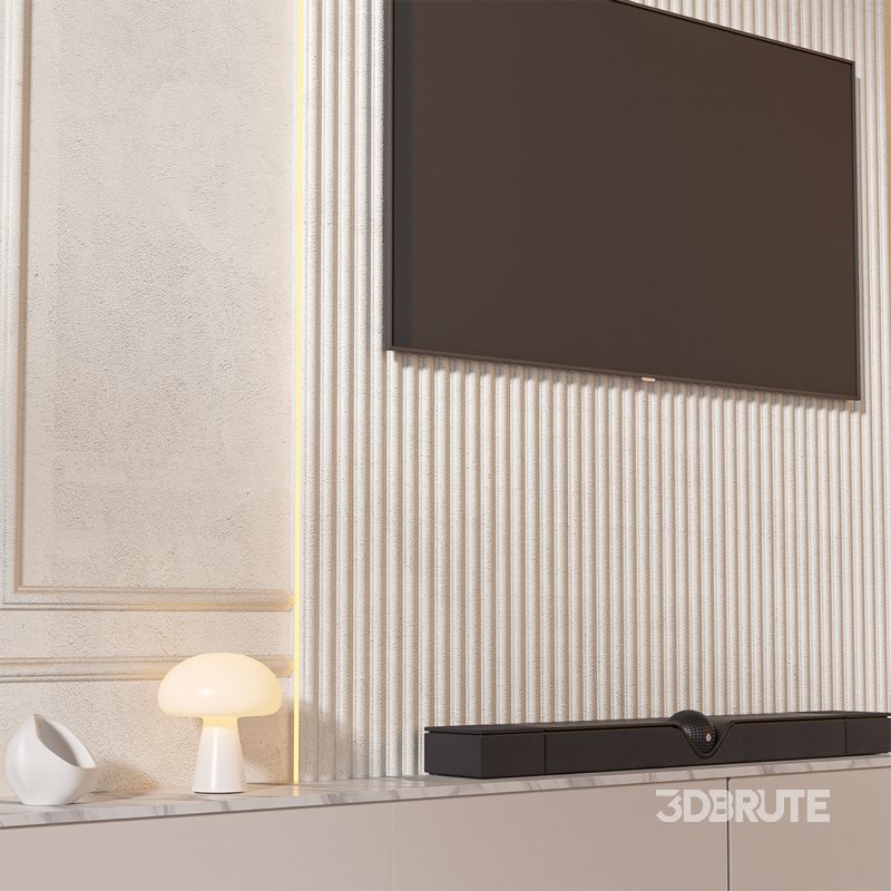 TV wall set 03 Image 3