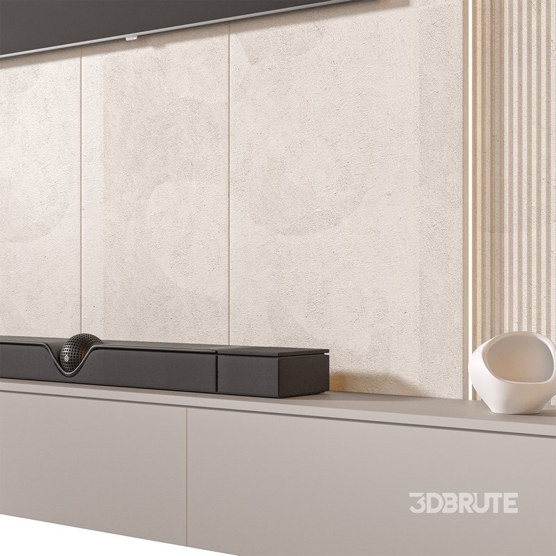 TV wall set 07 Image 3