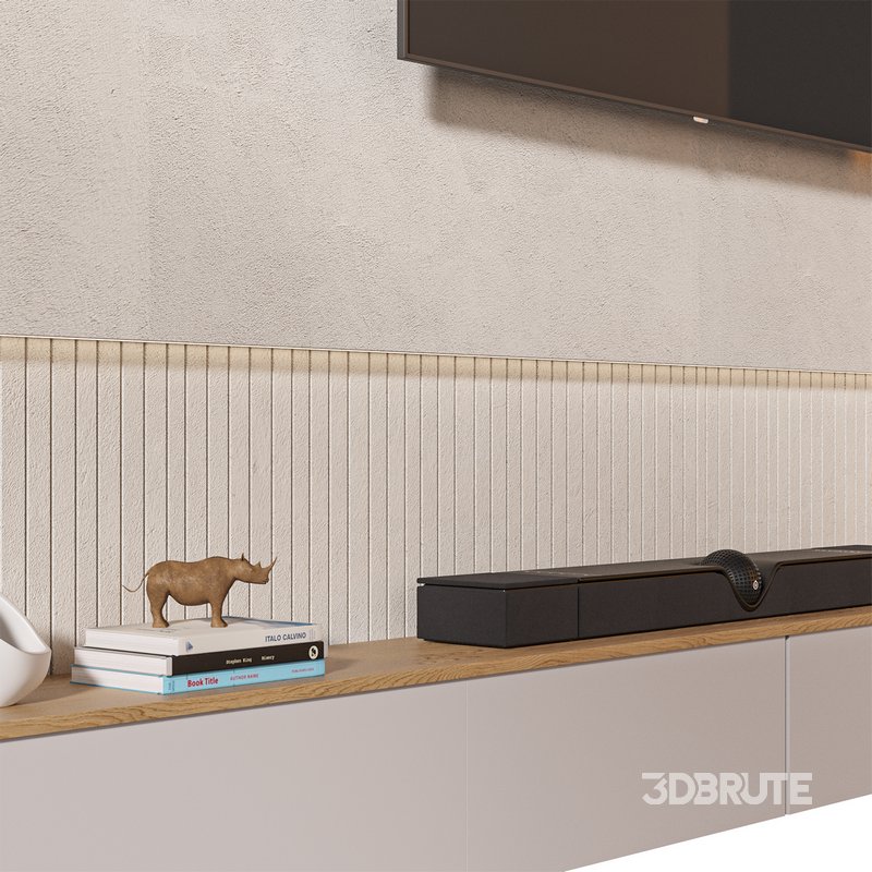 TV wall set 02 Image 4