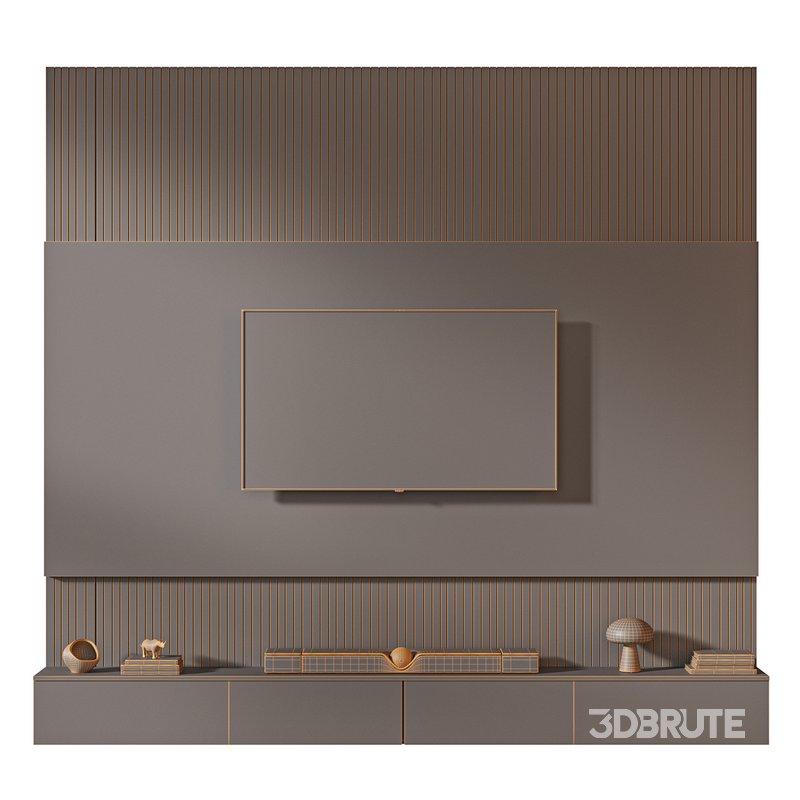 TV wall set 02 Image 6