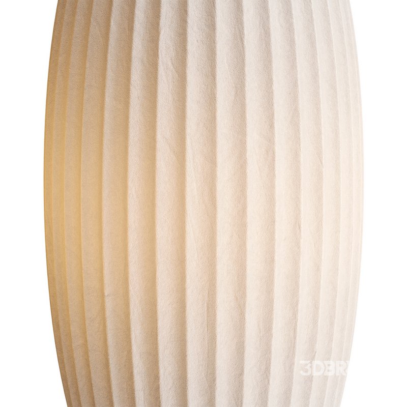 Bubble Lotus Floor Lamp. Herman Miller. Nelson. Cigar Image 4