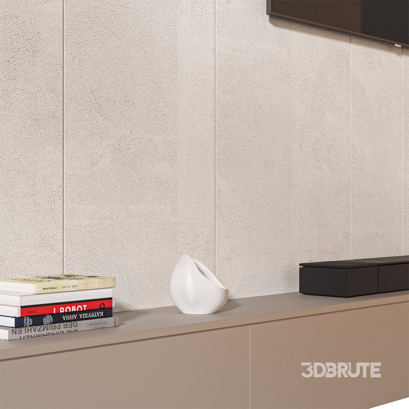 TV wall set 04 Image 5