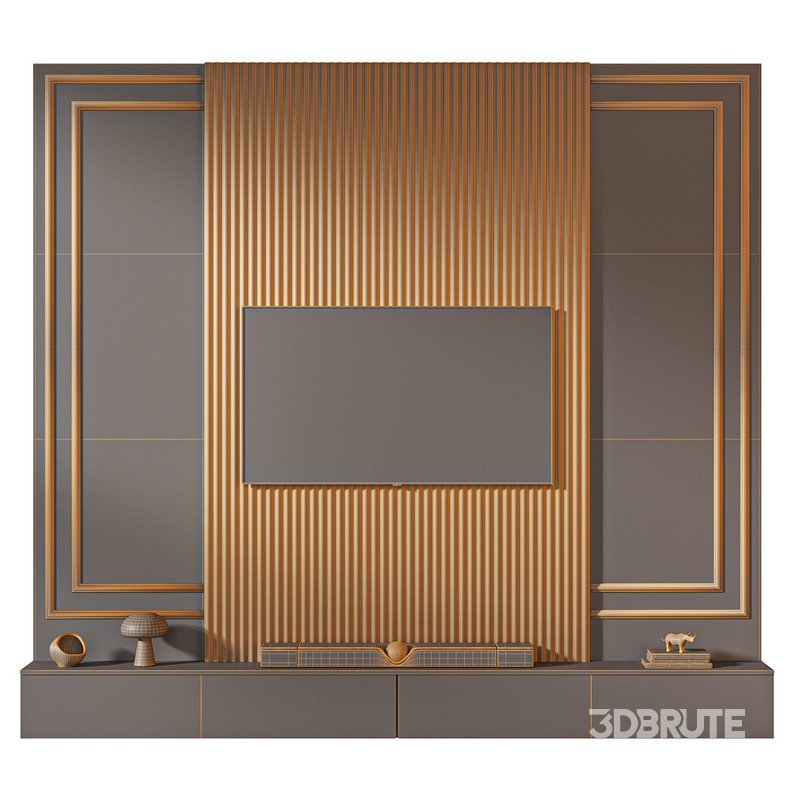 TV wall set 03 Image 5