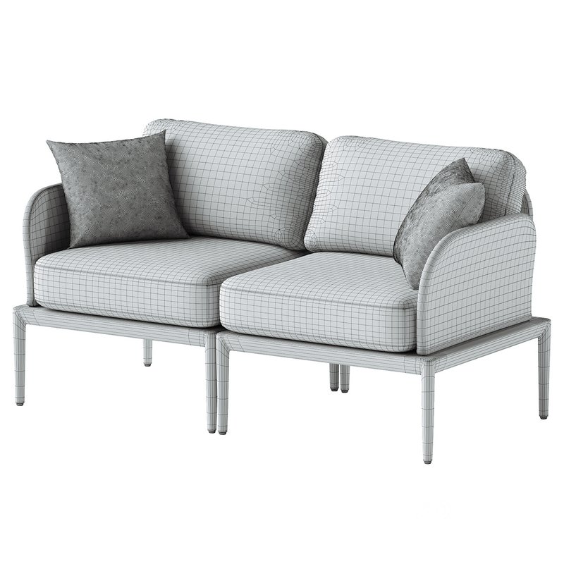 Idda Outdoor Loveseat Image 4