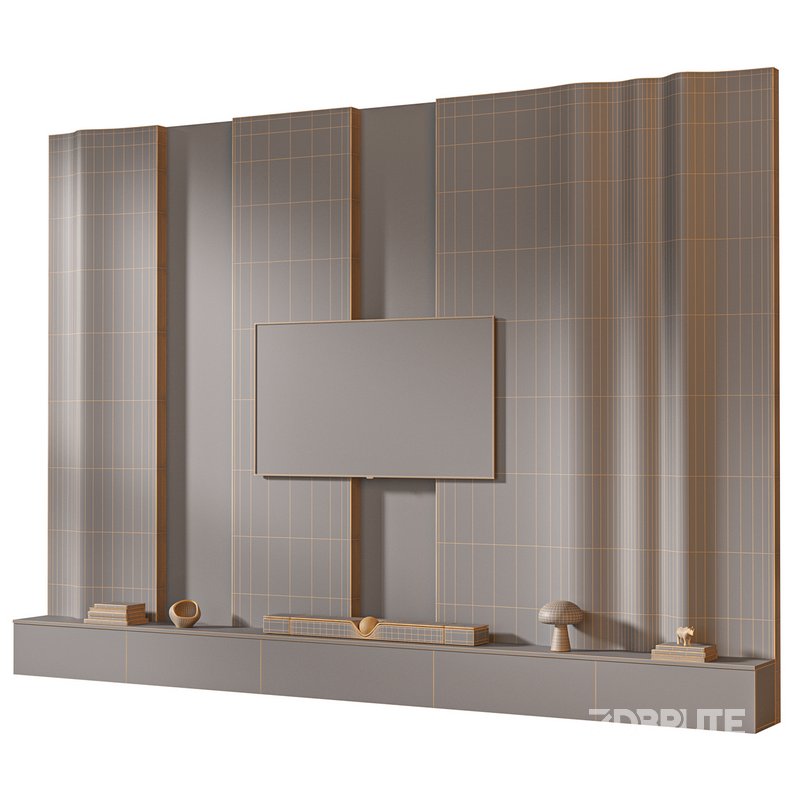 TV wall set 06 Image 5
