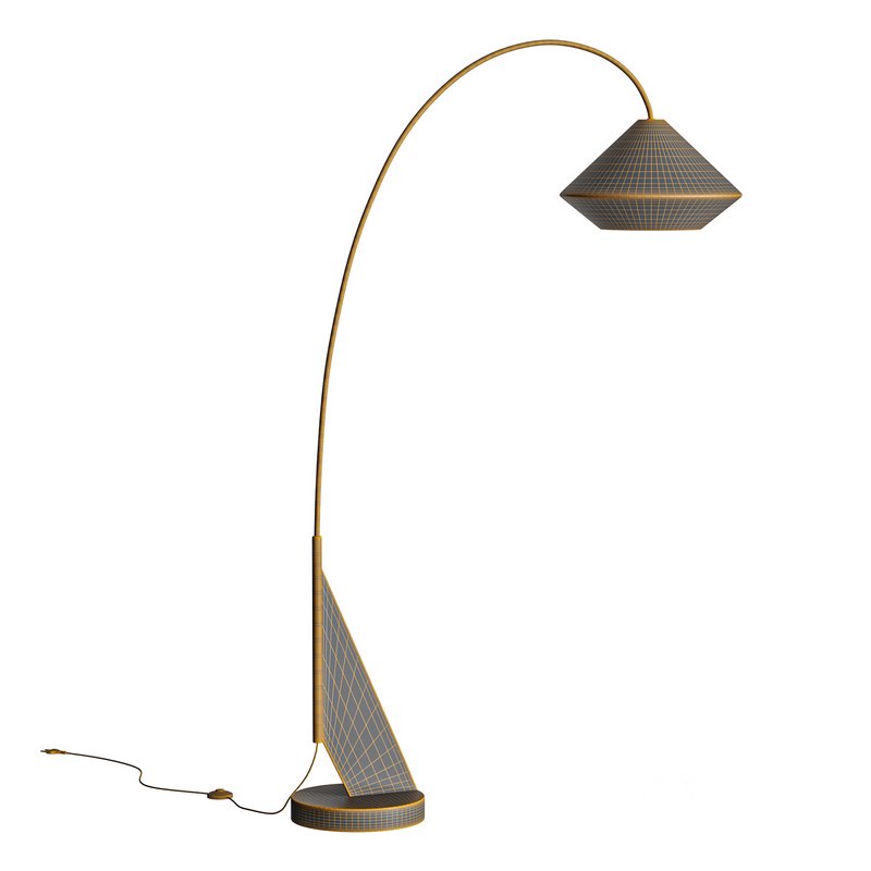 Avenir Dark Bronze Metal Arc Floor Lamp Image 5