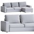 KIVIK 3 seater sofa white - Thumbnail 4