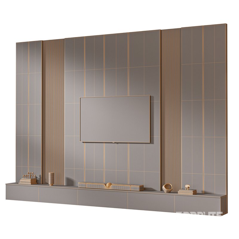 TV wall set 07 Image 6