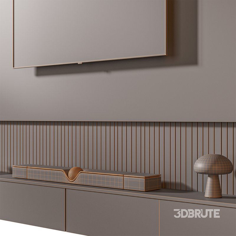 TV wall set 02 Image 5