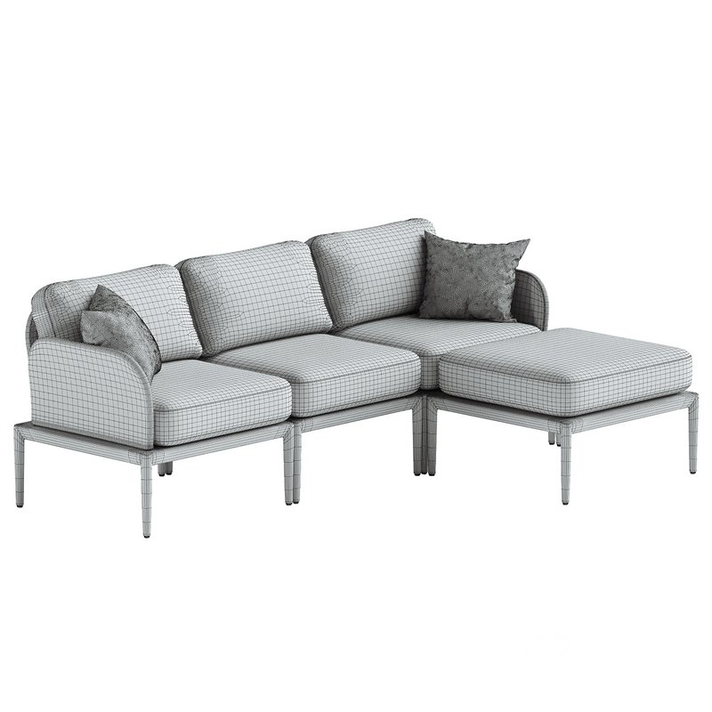 Idda Outdoor Sectional Sofa Image 7