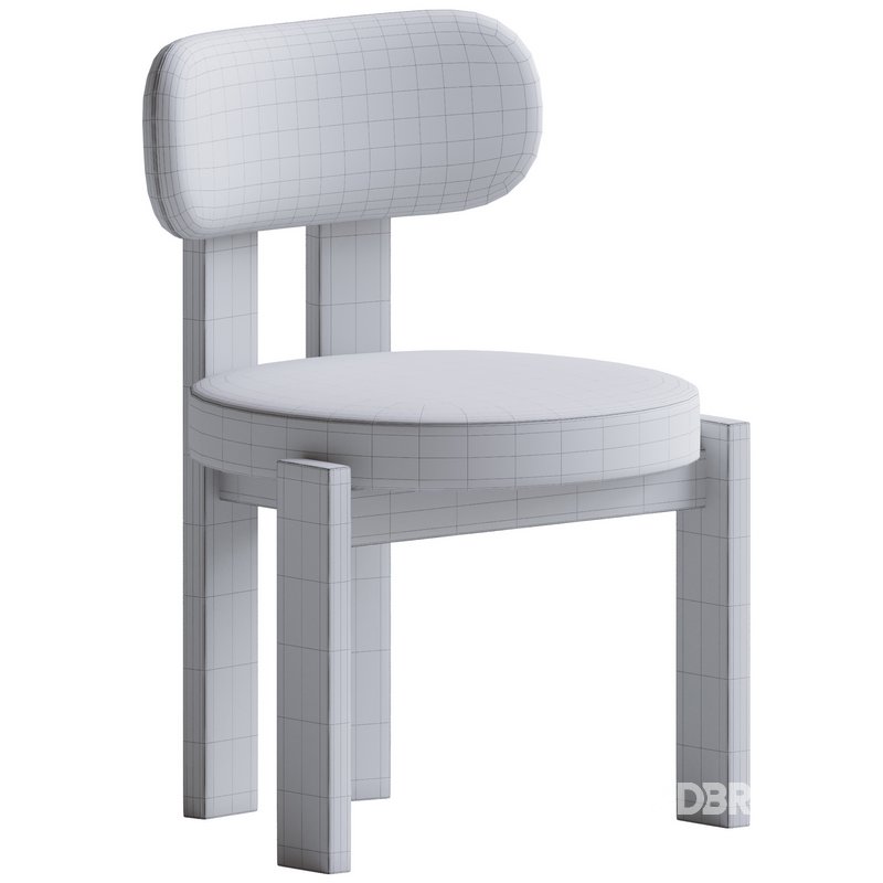 Contemporary oak chair Image 4