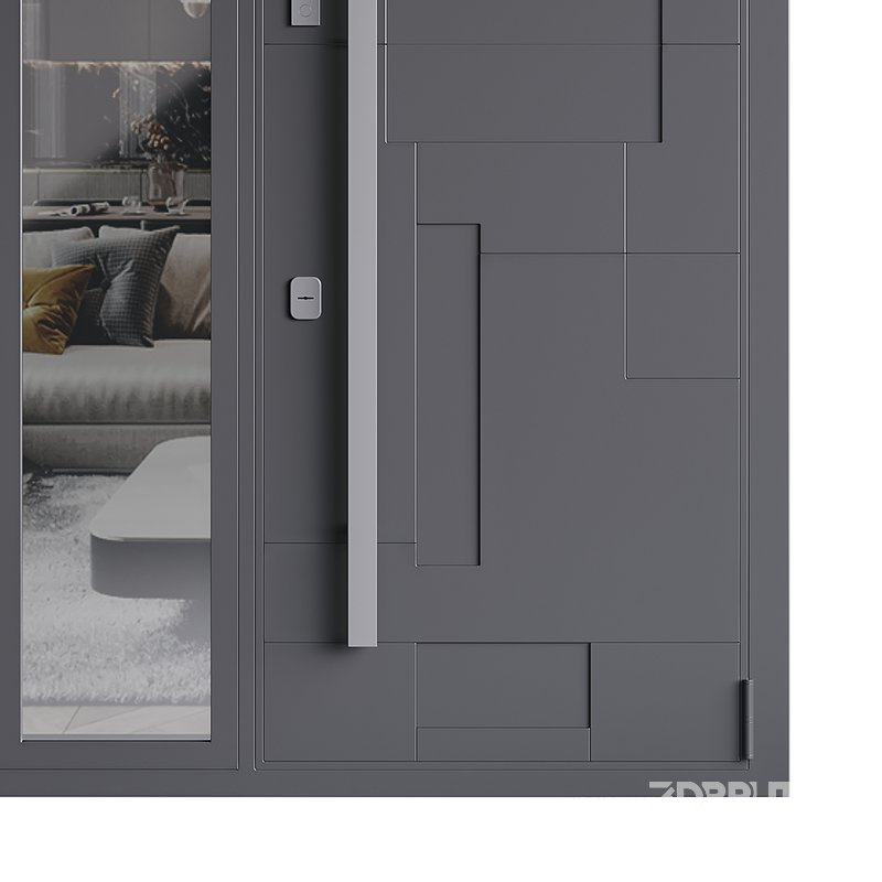 Modern entrance door 01 Image 8