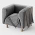 Veneto Velvet Poudre Armchair - Thumbnail 10
