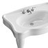 White Console Sink China Two Spindle Legs - Thumbnail 10