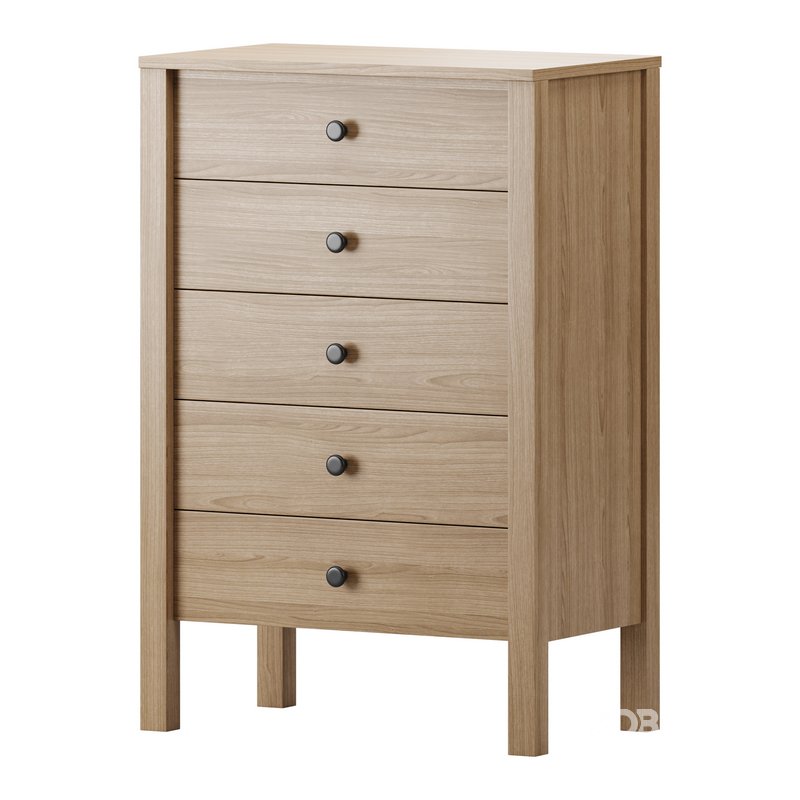 Calistoga 5 Drawer Tallboy Dresser Image 10