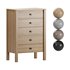 Calistoga 5 Drawer Tallboy Dresser - Thumbnail 1