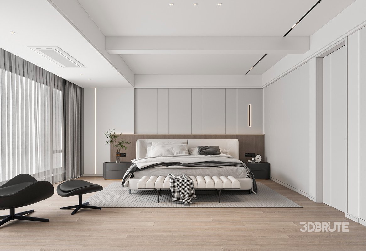 Modern bedroom Image 1