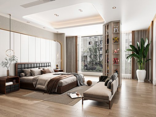 Modern bedroom