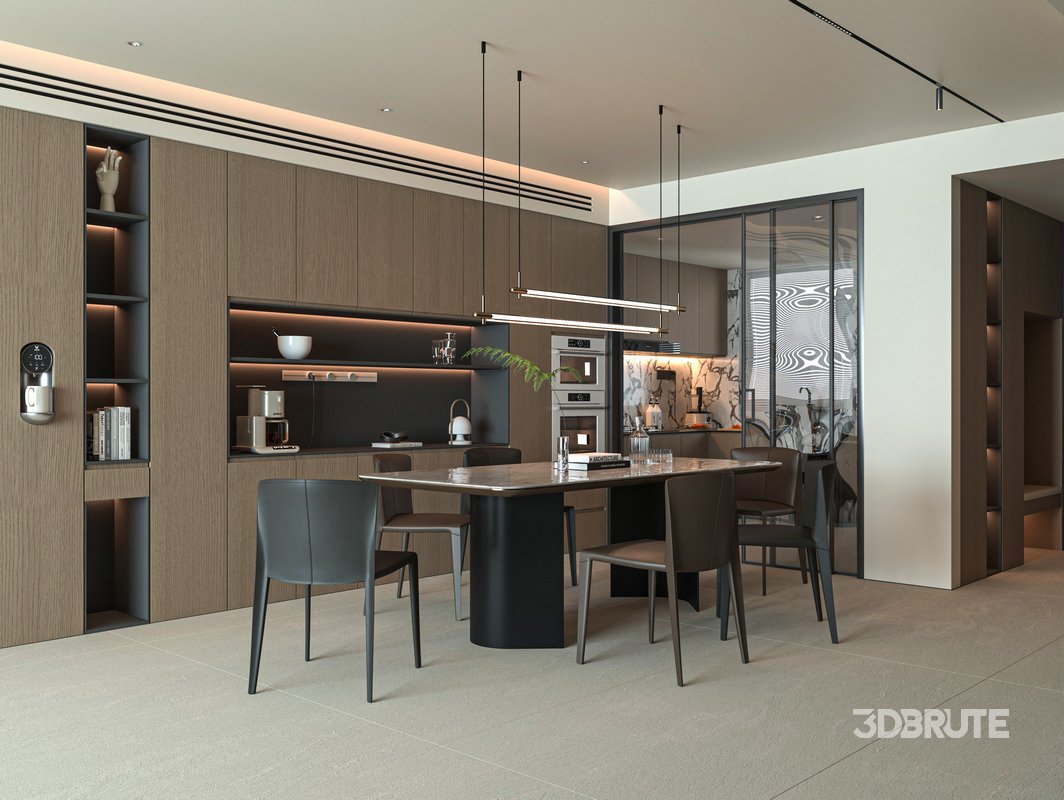 Modern dining room Image 1