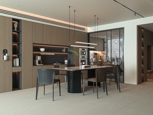 Modern dining room