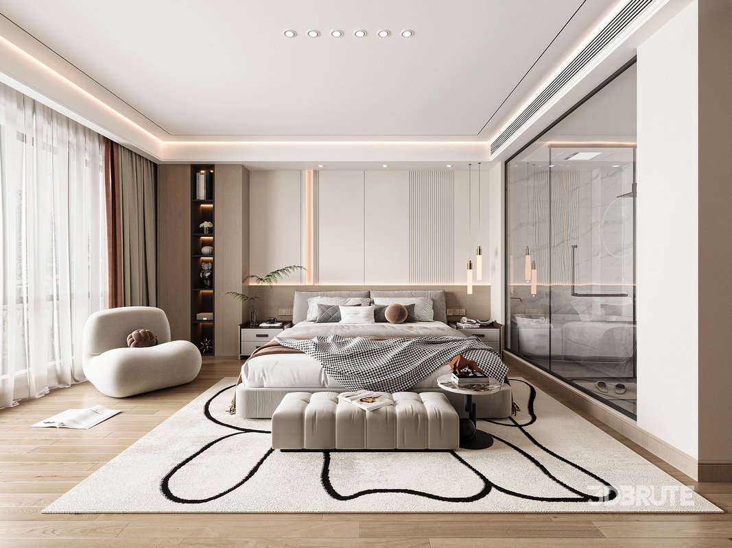 Modern bedroom Image 1