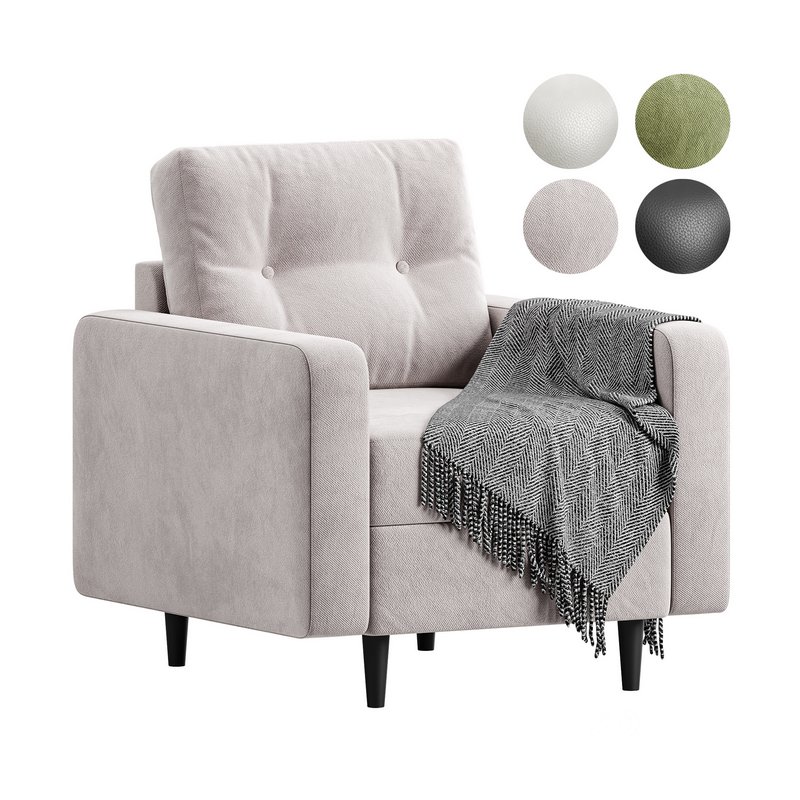 Deans armchair leather Image 1