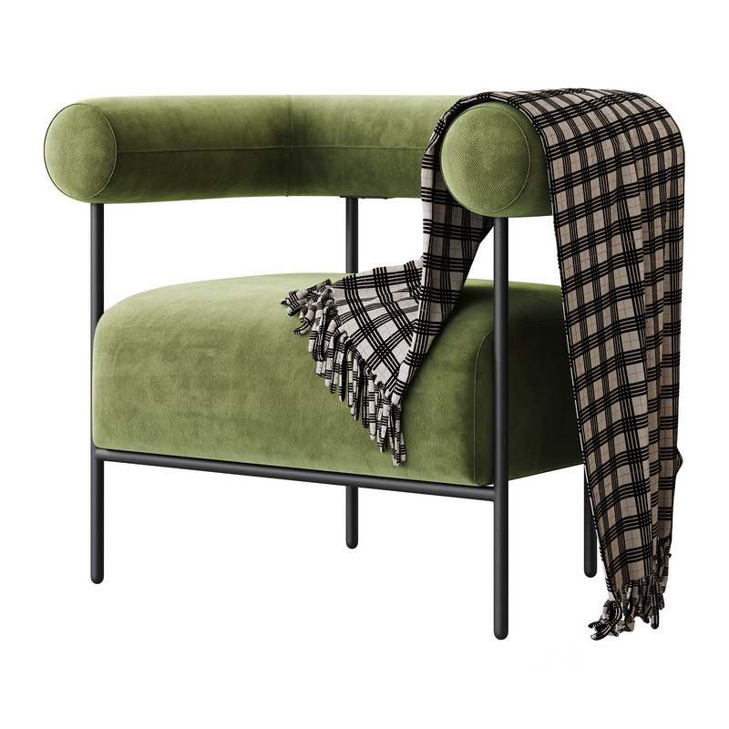 Fulbourn Rust Ochre Velvet Armchair Image 11