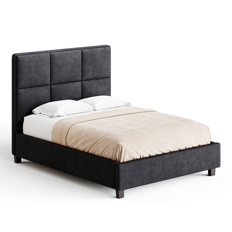 Flair 3-Piece Full Bed – Grey Image 10