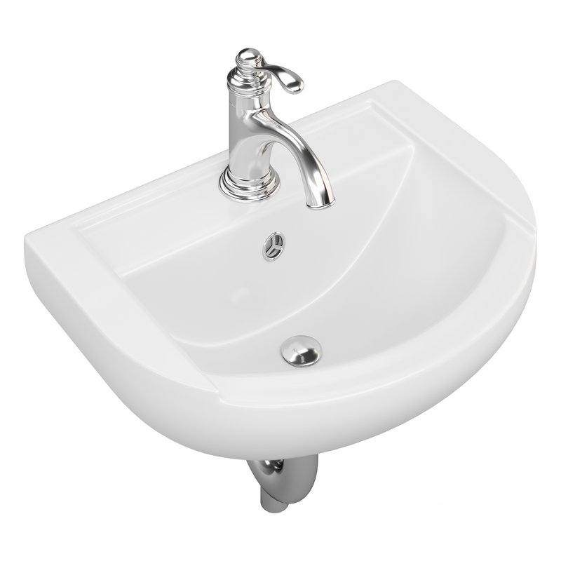 Nova Wall Mount Vessel Bathroom Sink Round Heavy Duty Ceramic Image 11