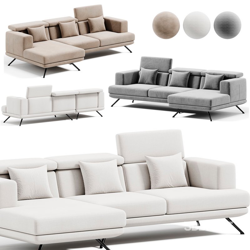 Golden Sofa By Chateau dAx Image 1