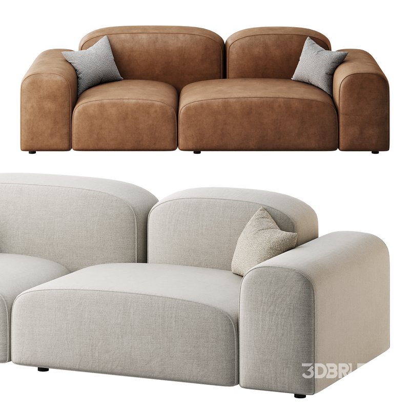 Modern Solid Sofa Image 11