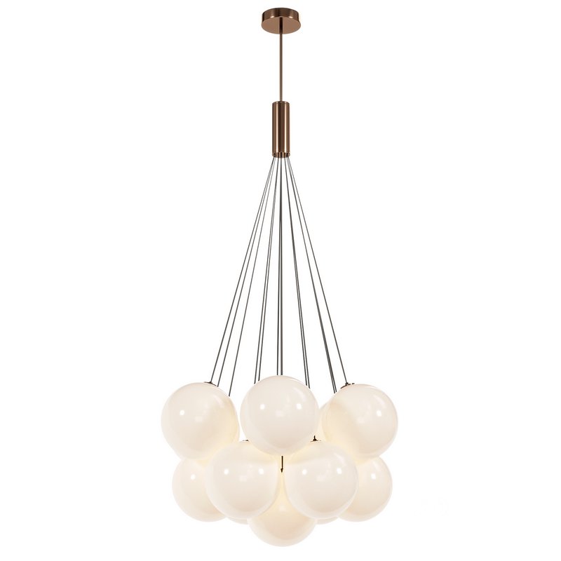 Cloud Style Opal Glass Cluster Image 1