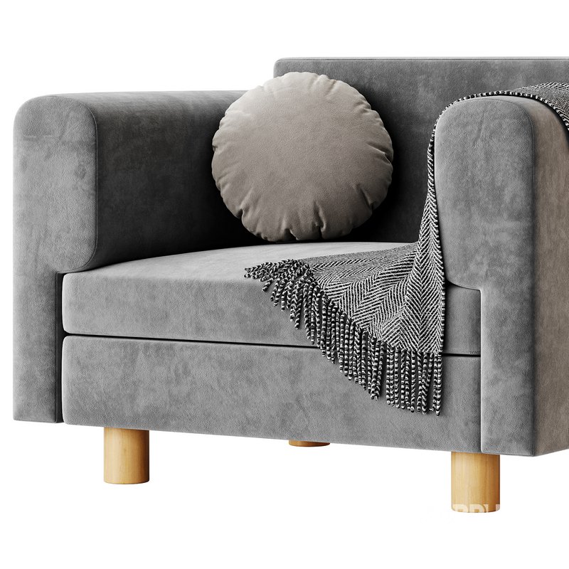 InMar Velvet Smoking Chair Image 11