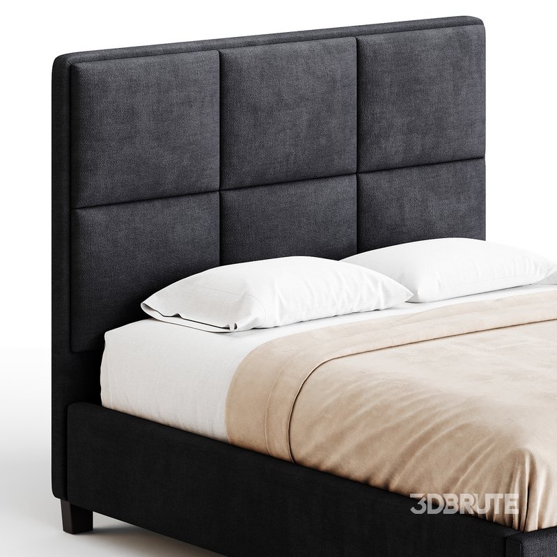 Flair 3-Piece Full Bed – Grey Image 12