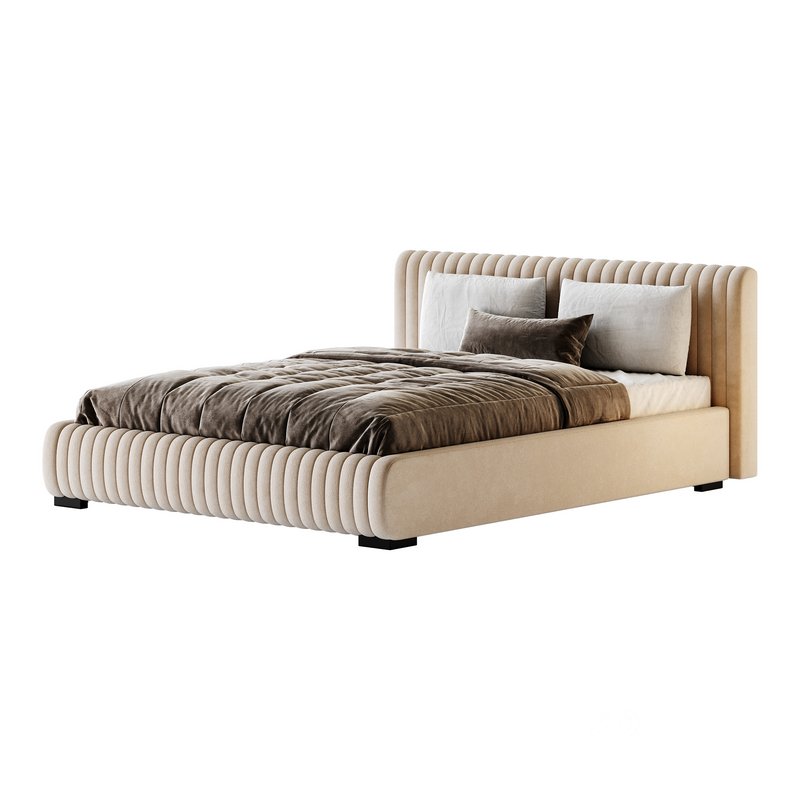 Fabric Stripe Pattern Bed Image 11