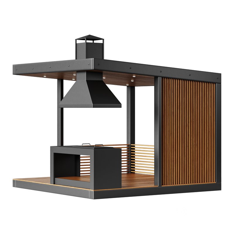 Modern gazebo with summer kitchen 1 Image 11