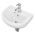 Nova Wall Mount Vessel Bathroom Sink Round Heavy Duty Ceramic - Thumbnail 12