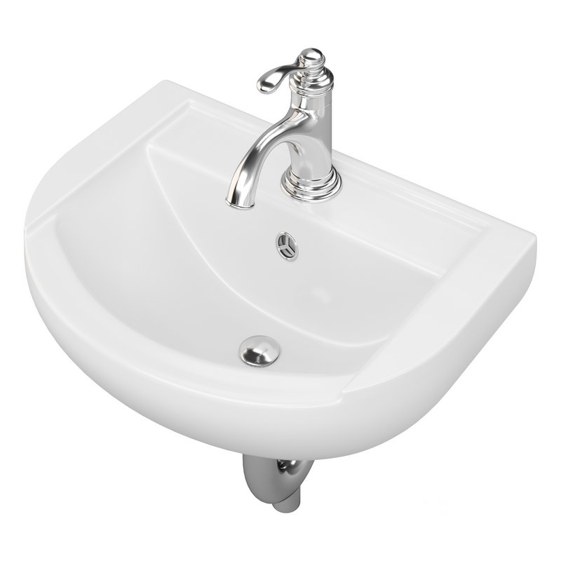 Nova Wall Mount Vessel Bathroom Sink Round Heavy Duty Ceramic Image 12