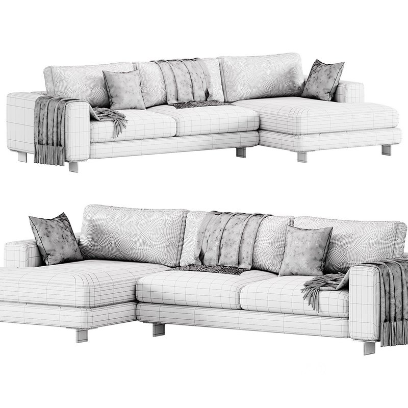 T TIME Sofa with chaise longue By Twils Image 5