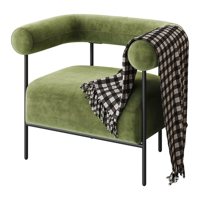 Fulbourn Rust Ochre Velvet Armchair Image 12